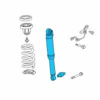 OEM 2011 Acura ZDX Damper Assembly, Rear Diagram - 52610-STX-A55