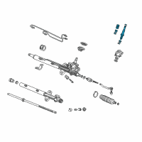 OEM Acura TL Valve Sub-Assembly, Steering Diagram - 53641-S3M-A02