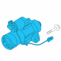 OEM Infiniti Q70 Motor Assy-Starter Diagram - 23300-EY00G