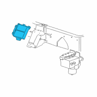 OEM 2002 Ford E-150 Econoline Control Module Diagram - 7C2Z-2C219-FA