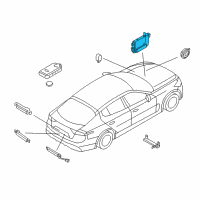 OEM 2018 Kia Stinger Unit Assembly-IBU Diagram - 95400J5410