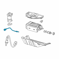 OEM Honda Crosstour Sensor, Laf Front Diagram - 36531-R70-A02