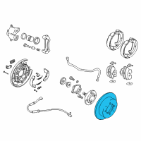 OEM 2009 Kia Optima Disc-Rear Brake Diagram - 584113K300