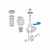 OEM 2016 Chevrolet Spark Lower Spring Insulator Diagram - 94508222