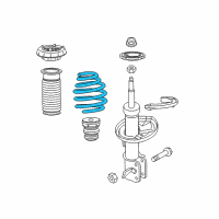 OEM 2016 Chevrolet Spark Coil Spring Diagram - 95167228