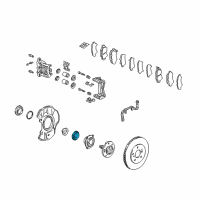 OEM 1998 Acura NSX Pulser, Front Diagram - 44353-SL0-000