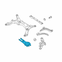 OEM 2005 Ford Five Hundred Lower Control Arm Diagram - 7F9Z-5A649-TL