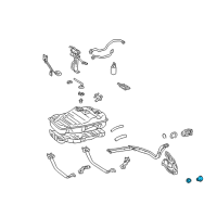 OEM Toyota Pickup Fuel Cap Diagram - 77310-12140