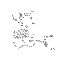 OEM Lexus Hose, Fuel, NO.1(For Fuel Tank Inlet Pipe) Diagram - 77213-60270