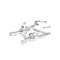 OEM 2001 Chevrolet Astro Bracket-Engine Mount Diagram - 15708673