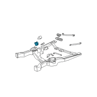 OEM 1994 Chevrolet Astro Mount Asm-Engine Diagram - 15141593