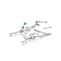 OEM 1992 Chevrolet Astro Bracket-Engine Mount Diagram - 15596459