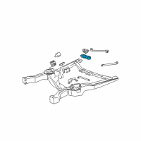 OEM Chevrolet Astro Support-Trans Diagram - 15668469