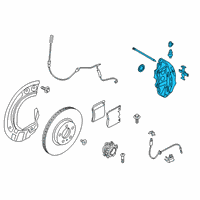 OEM BMW M340i Brake Caliper Housing Blue R Diagram - 34-11-6-891-274