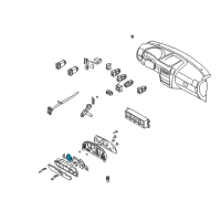 OEM 2003 Kia Sorento Tacho Meter Assembly Diagram - 9400355461