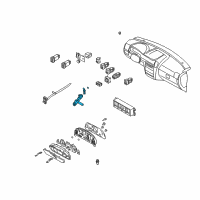 OEM 2005 Kia Sorento Ignition Lock Cylinder Diagram - 819003EA00