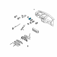 OEM 2004 Kia Sorento Switch Assembly-Seat Warm, L Diagram - 937403E000