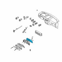 OEM 2003 Kia Sorento Cluster Assembly-Instrument Diagram - 940013E045