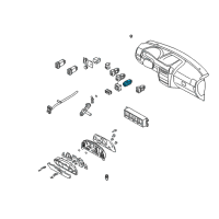 OEM Kia Sorento Switch Assembly-Hazard Diagram - 937303E000