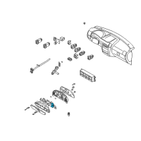 OEM 2003 Kia Sorento Meter-Combination Diagram - 9400255482