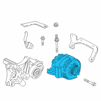 OEM 2002 Pontiac Bonneville GENERATOR Assembly (Remanufacture) Diagram - 19244744