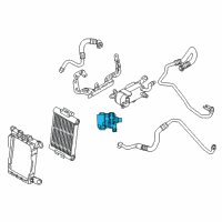 OEM 2016 BMW 335i GT xDrive Cooling System Electric Coolant Water Pump Diagram - 11-51-7-583-965