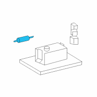 OEM Chrysler Crossfire Bulb Diagram - 1AML006418