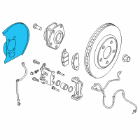 OEM 2020 Nissan Leaf Baffle Plate Diagram - 41151-4ND0A