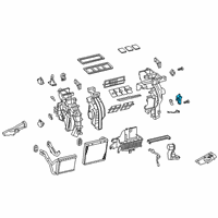 OEM 2022 Kia Telluride Pad U Diagram - 97159S9000