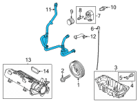 OEM 2022 Ford Escape HOSE ASY Diagram - LX6Z-8C289-A