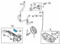 OEM 2022 Ford Escape Manifold Gasket Diagram - HX7Z-9439-A