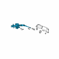 OEM 2003 Honda Pilot Column Assembly, Steering Diagram - 53200-S9V-A02