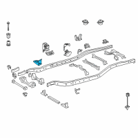 OEM 2017 Toyota Tundra Cab Mount Bracket Diagram - 51704-0C020