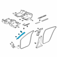 OEM 2017 Acura RLX Garnish Assembly (Max Ivory) Diagram - 84101-TY2-A02ZA