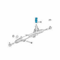 OEM Chrysler Aspen Steering Column Intermediat Shaft Diagram - 55351231AD