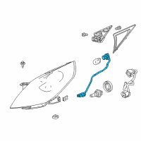 OEM 2015 Chevrolet Spark EV Socket Asm-Headlamp Diagram - 95186826