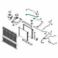 OEM BMW X4 HOSE, RADIATOR Diagram - 17-12-9-894-739