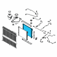 OEM 2019 BMW X3 RADIATOR Diagram - 17-11-9-797-807