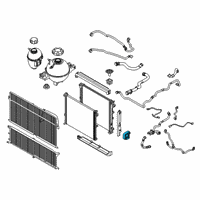 OEM 2018 BMW X3 Module Mounting, Left Diagram - 17-11-8-642-753