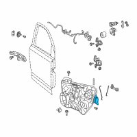 OEM Chrysler Sebring Front Door Latch Diagram - 4589421AE