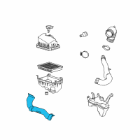 OEM 2010 Lexus HS250h Inlet, Air Cleaner, NO.1 Diagram - 17751-28130