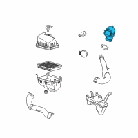 OEM Lexus HS250h Hose, Air Cleaner Diagram - 17881-28310