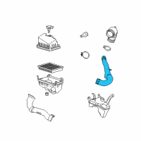 OEM 2010 Lexus HS250h Inlet, Air Cleaner, NO.2 Diagram - 17752-28050