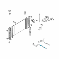 OEM 2010 Infiniti FX35 Hose-Auto Transmission Oil Cooler Diagram - 21632-1CB0A