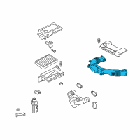 OEM 2013 Lexus LS460 Inlet, Air Cleaner Diagram - 17751-38020