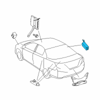 OEM Toyota Camry Receiver Diagram - 897B0-06040