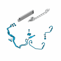 OEM 2019 Lincoln MKC Cooler Line Diagram - EJ7Z-7R081-A