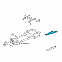 OEM 2000 GMC Sierra 1500 Crossmember Asm-Trans Support Diagram - 15998641