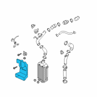 OEM 2018 Hyundai Tucson Air Guide-INTERCOOLER Diagram - 28277-2B740