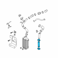 OEM 2017 Hyundai Tucson Hose-INTERCOOLER Outlet Diagram - 28261-2B740